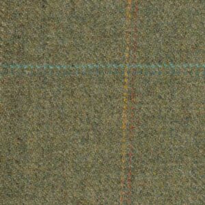 Olive Overcheck Wool - Plus Four