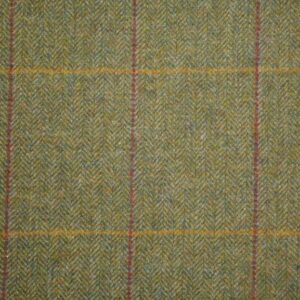 Gold Overcheck Wool - Plus Four